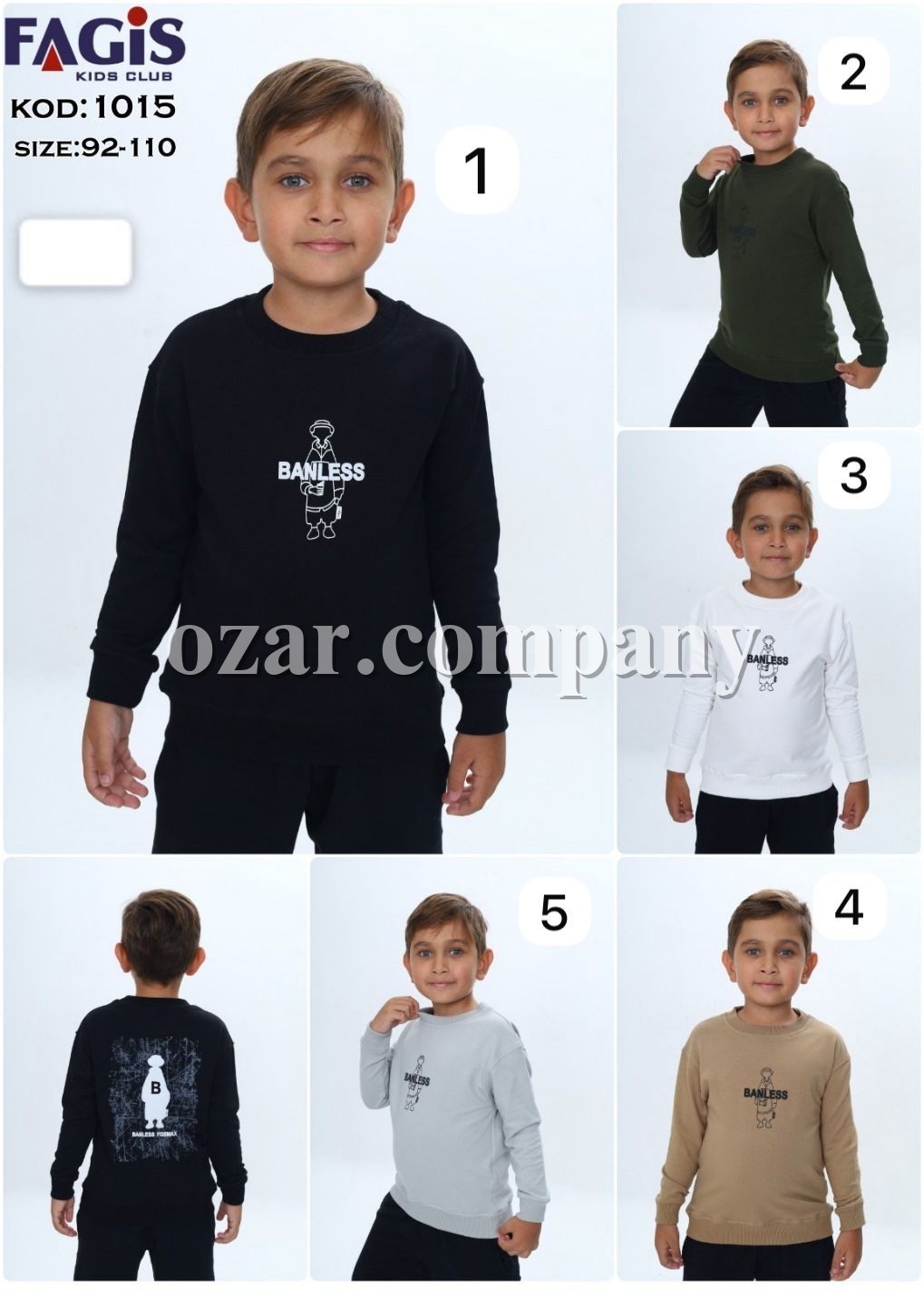 Свитшот Для Мальчика Fagis (2-3-4-5лет)