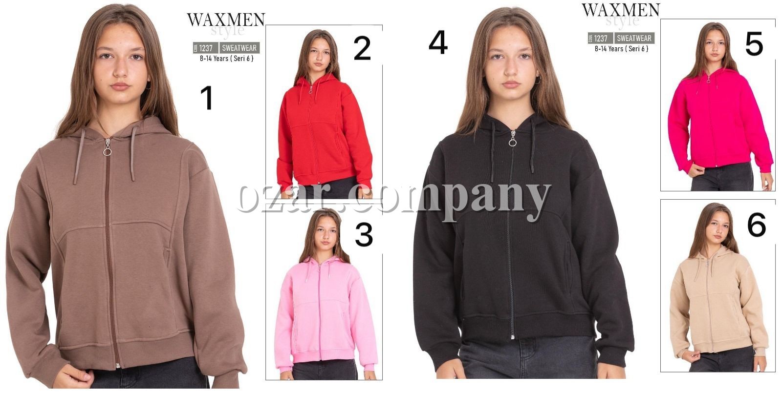 Худи Для Девочки Waxmen (9-10-11-12-13-14лет) 