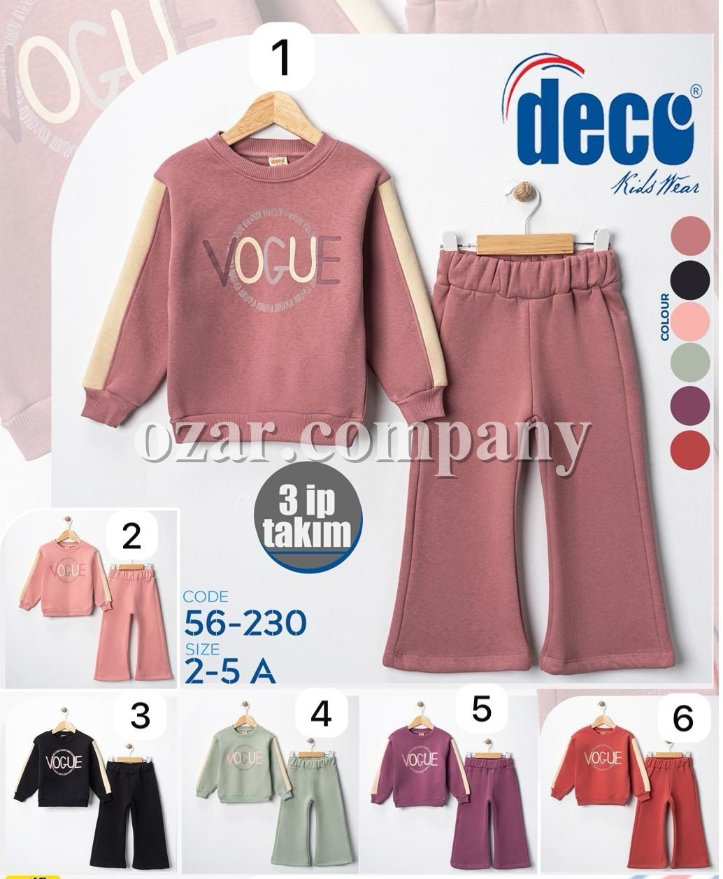 Трикотажный Костюм Тринитка Для Девочки Deco (2-3-4-5лет)