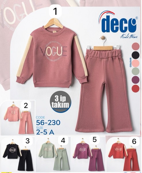 Трикотажный Костюм Тринитка Для Девочки Deco (2-3-4-5лет)