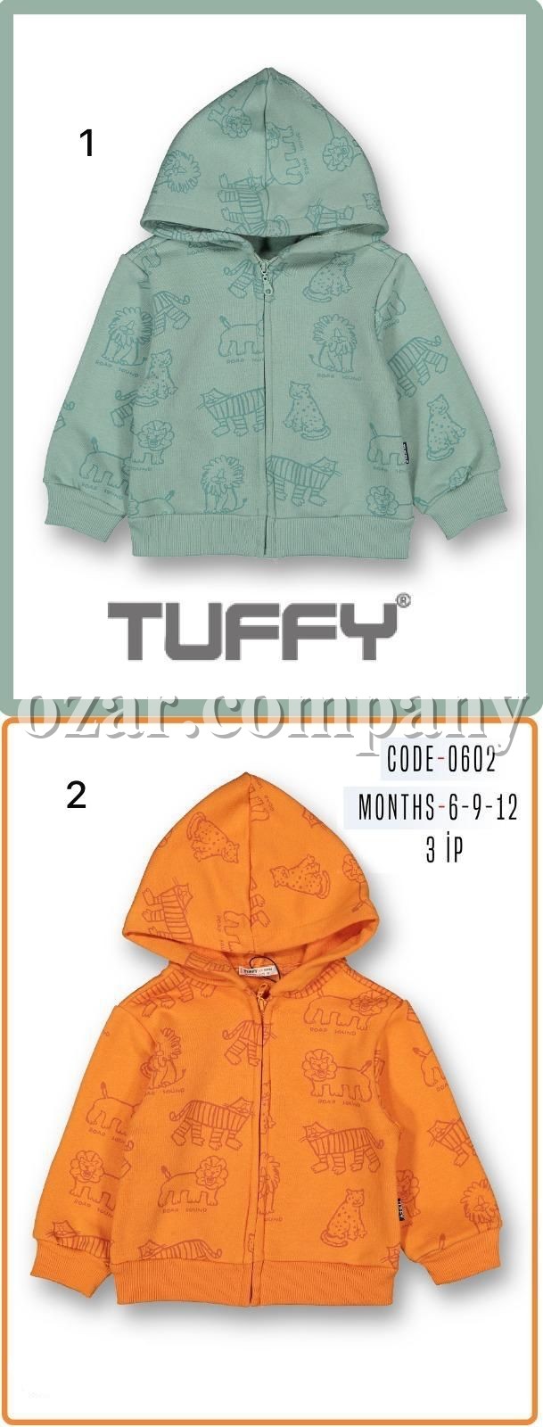 Худи Тринитка Для Мальчика Tuffy (6-9-12мес.)