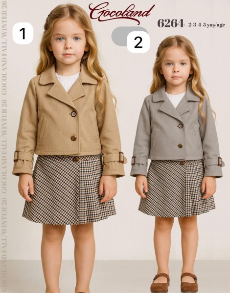 Костюм Тройка Для Девочки Cocoland (2-3-4-5лет)