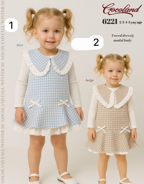 Платье Для Девочки Cocoland  (2-3-4-5лет)