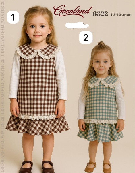 Платье Для Девочки Cocoland  (2-3-4-5лет)