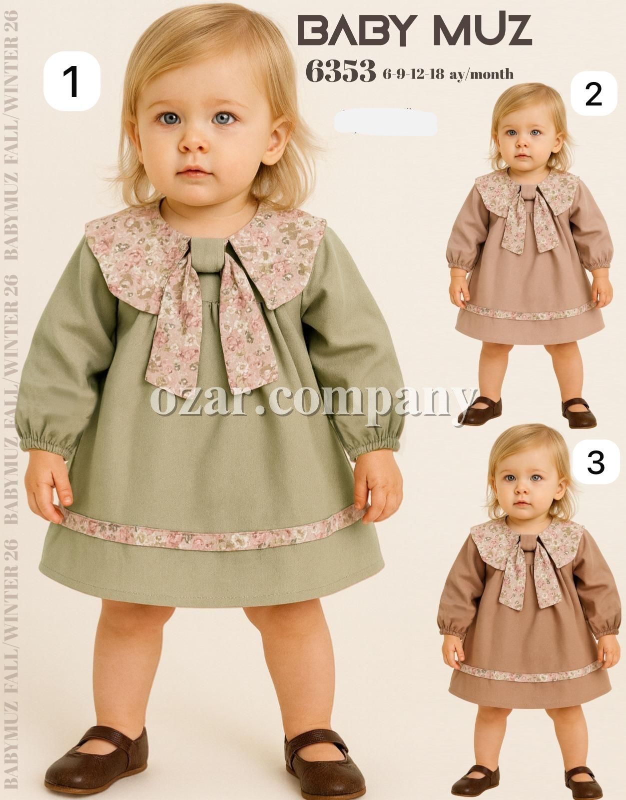 Платье Для Девочки Baby Muz (6-9-12-18мес.)