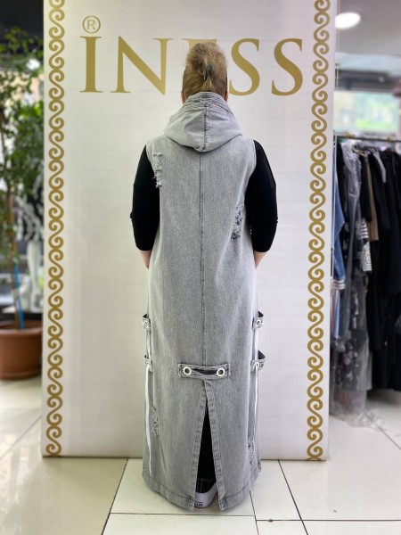 Женское Джинсовое Платье Iness (Большие размеры)