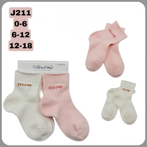 Носки Для Девочки Belino (0-6/6-12/12-18мес.)