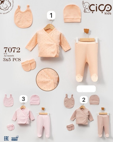 Комплект Для Девочки Cico Kids (0-3мес.)