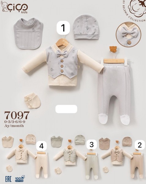 Комплект Для Мальчика Cico Kids (3-6-9мес.)