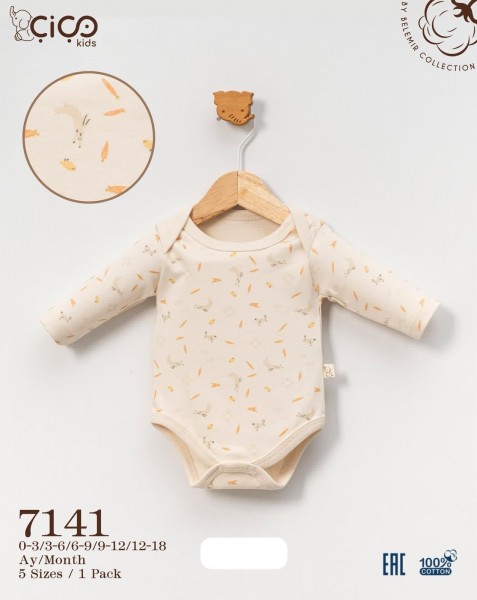 Бодик Для Новорождённых Cico Kids (0-3/3-6/6-9/9-12/12-18мес.)