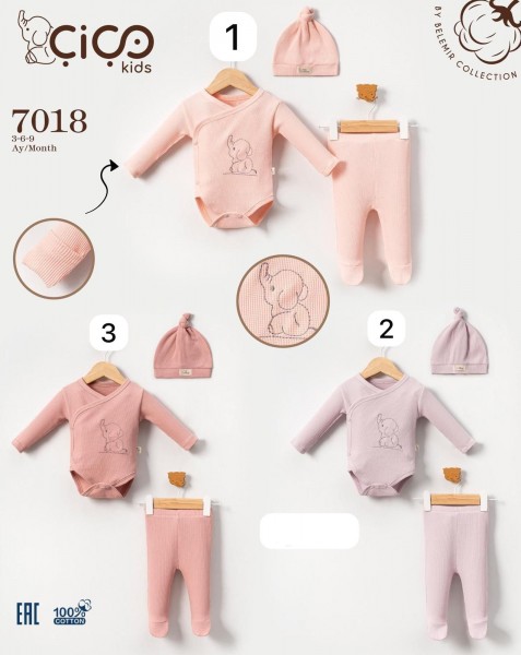 Комплект Для Девочки Cico Kids (3-6-9мес.)