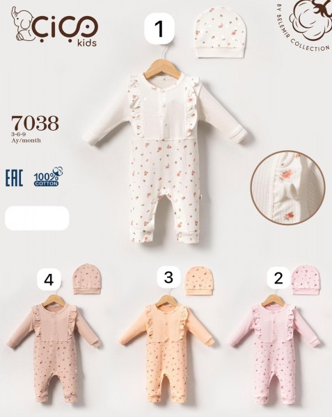 Человечек Для Девочки Cico Kids (3-6-9мес.)
