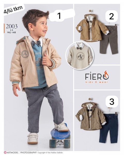 Костюм Тройка Для Мальчика Fiero (2-3-4-5лет)