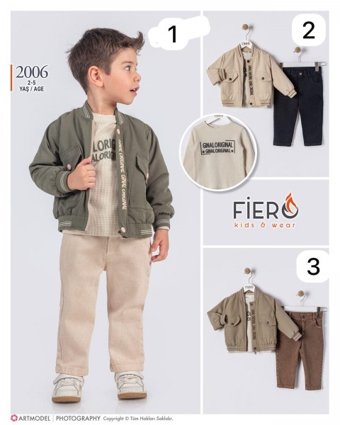 Костюм Тройка Для Мальчика Fiero (2-3-4-5лет)