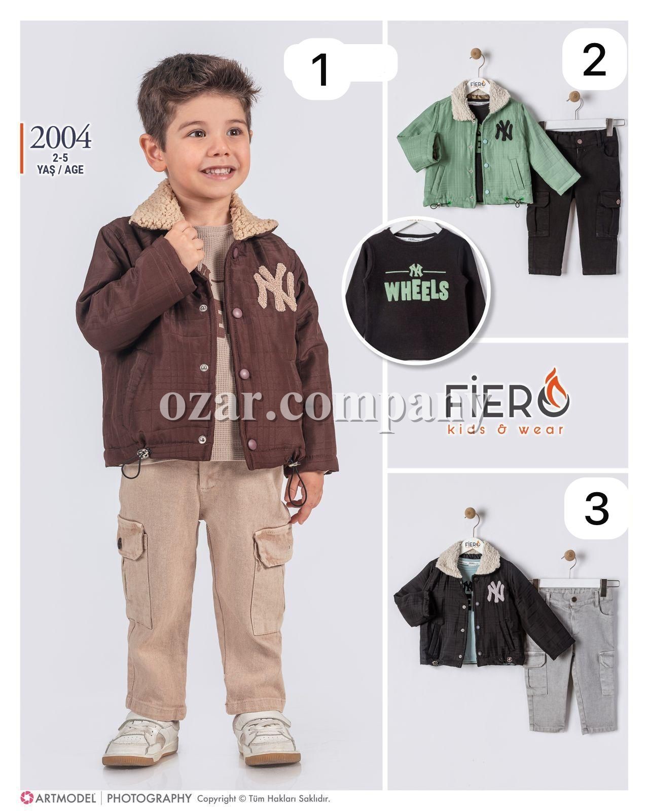 Костюм Тройка Для Мальчика Fiero (2-3-4-5лет)
