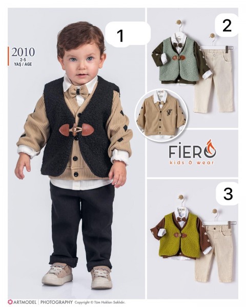 Костюм Тройка Для Мальчика Fiero (2-3-4-5лет)