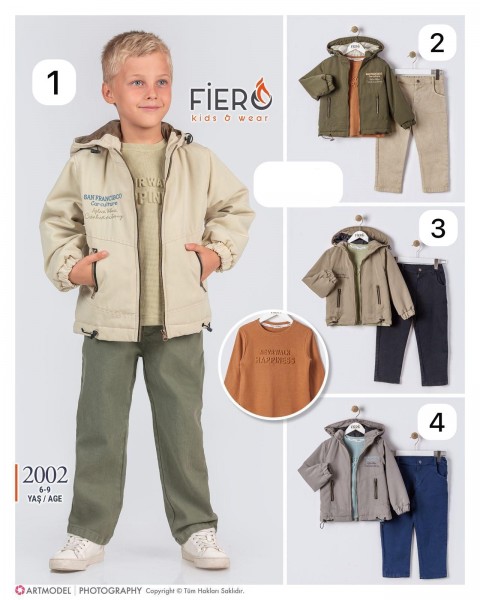 Костюм Тройка Для Мальчика Fiero (6-7-8-9лет) 