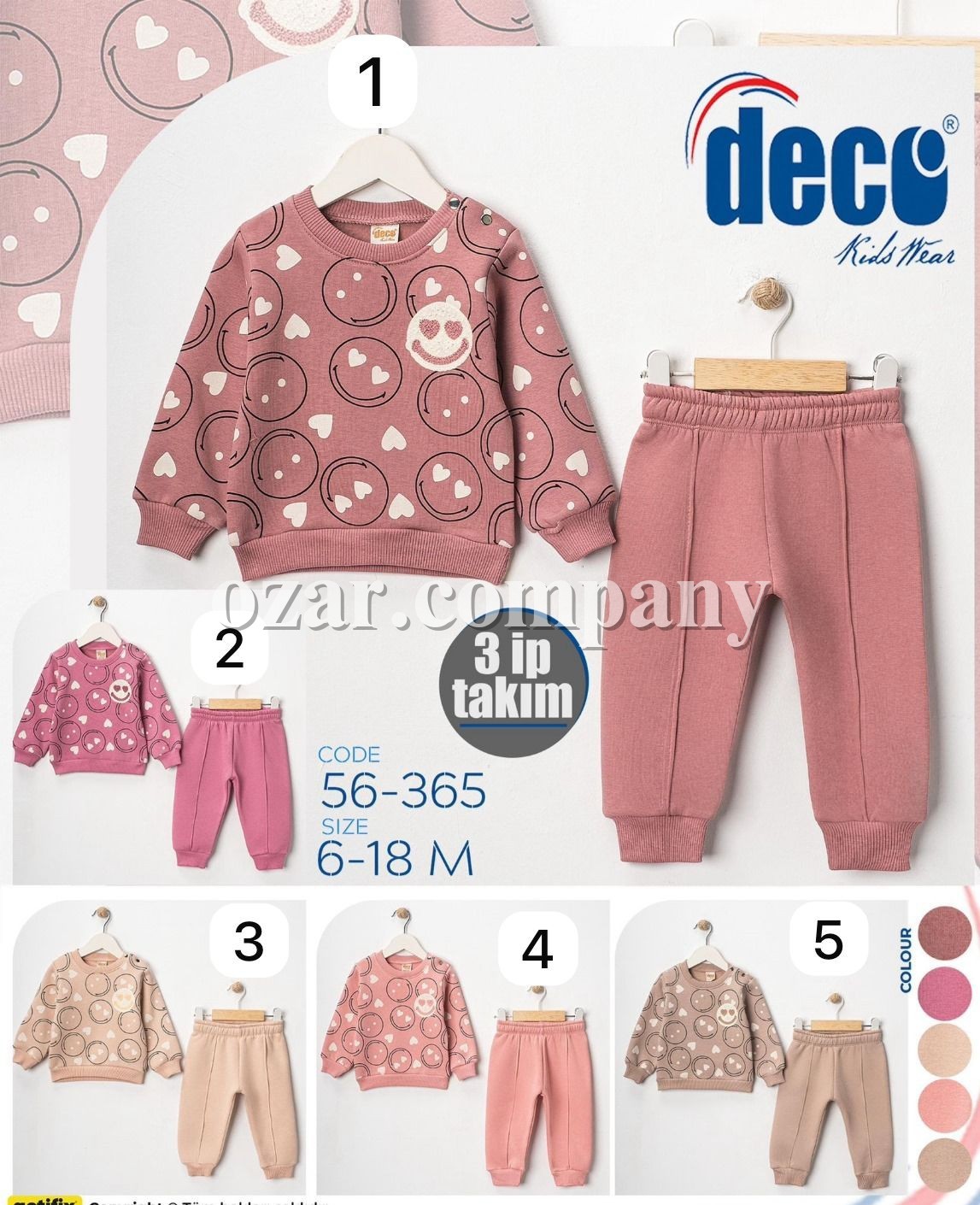 Трикотажный Костюм Тринитка Для Девочки Deco (6-9-12-18мес.)