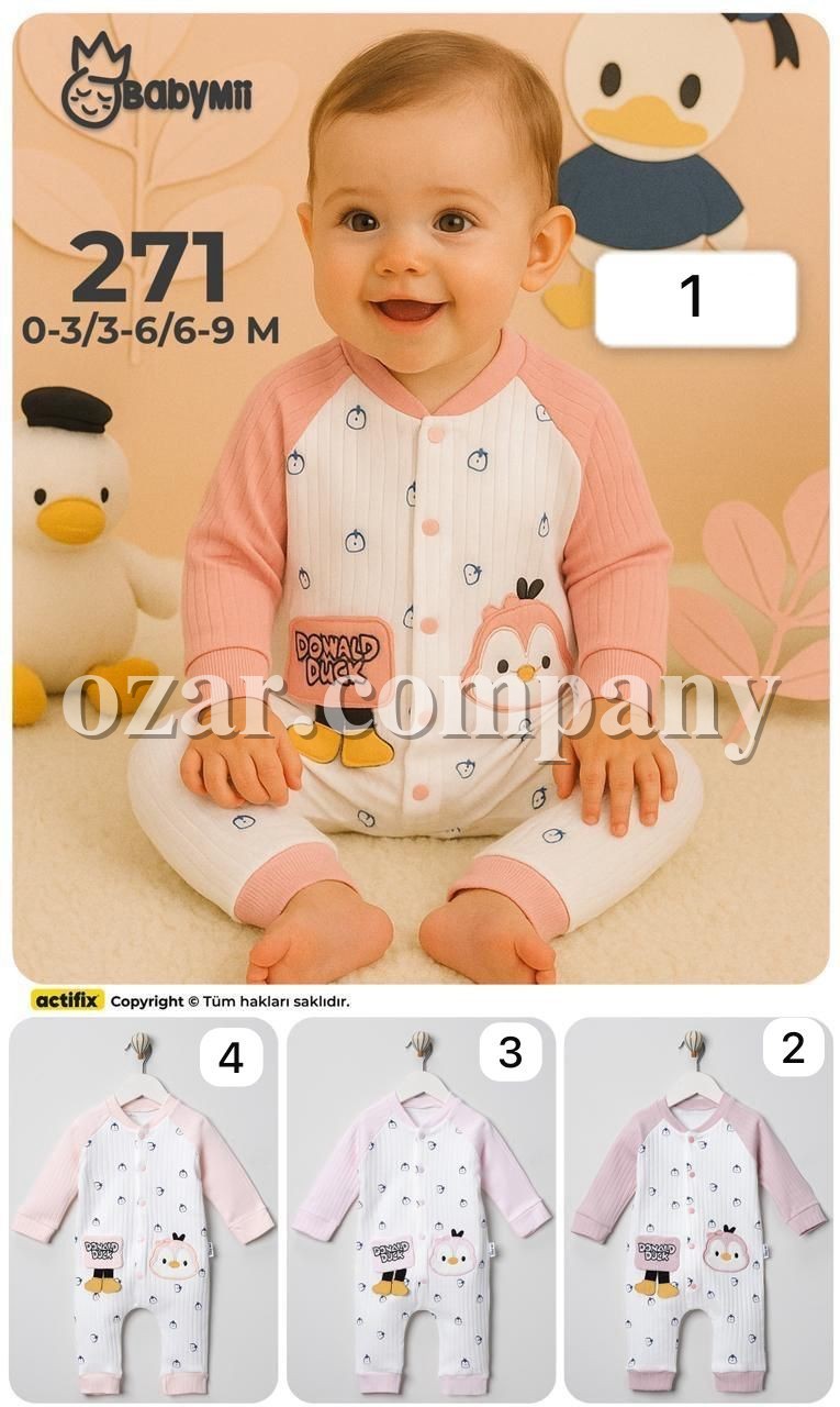 Человечек Для Девочки Baby Mii (0-3/3-6/6-9мес.)
