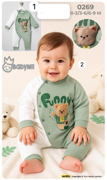 Человечек Для Мальчика Baby Mii (0-3/3-6/6-9мес.)