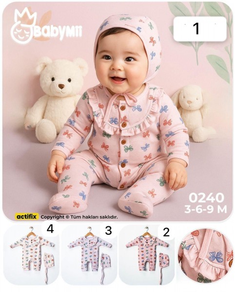Человечек Для Девочки Baby Mii (3-6-9мес.)