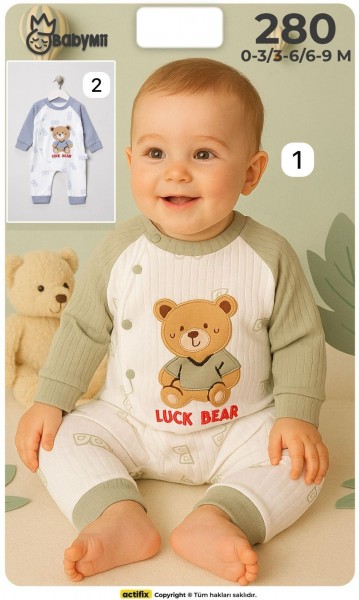 Человечек Для Мальчика Baby Mii (0-3/3-6/6-9мес.)