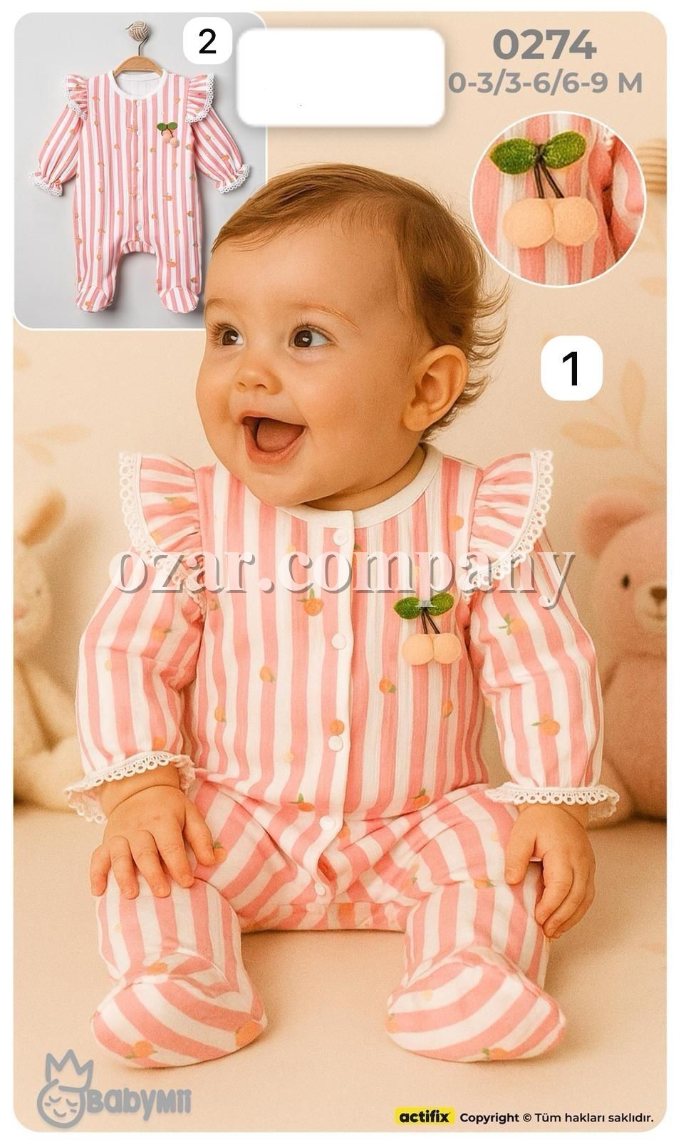 Человечек Для Девочки Baby Mii (0-3/3-6/6-9мес.)