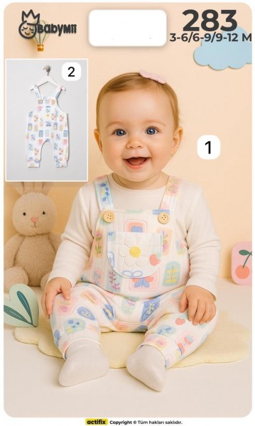 Человечек Для Девочки Baby Mii (3-6/6-9/9-12мес.)