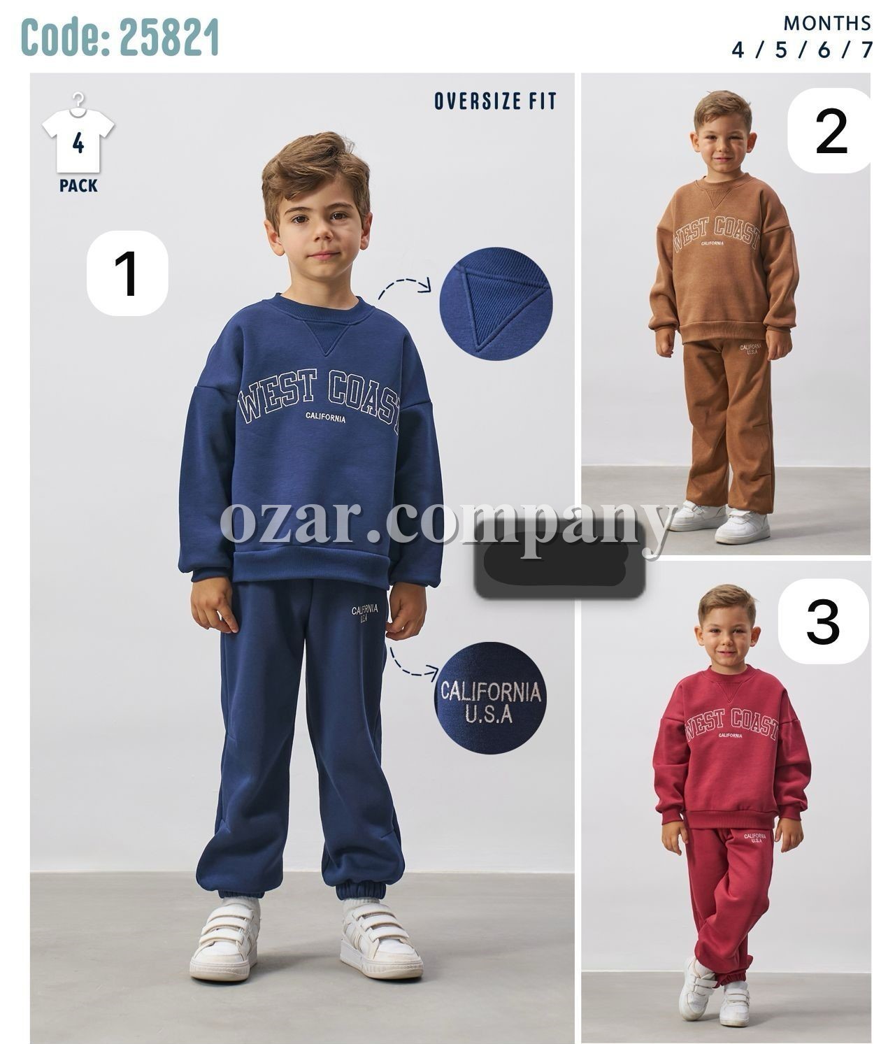 Трикотажный Костюм Для Мальчика Bupper Minipodyum (4-5-6-7лет) 