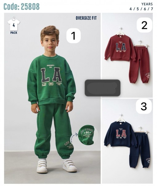Трикотажный Костюм Для Мальчика Bupper Minipodyum (4-5-6-7лет) 