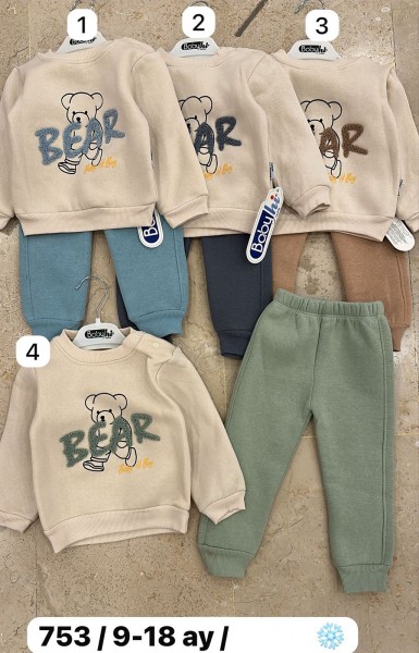 Трикотажный Костюм На Флисе Для Мальчика Babyhi (9-12-18мес.)