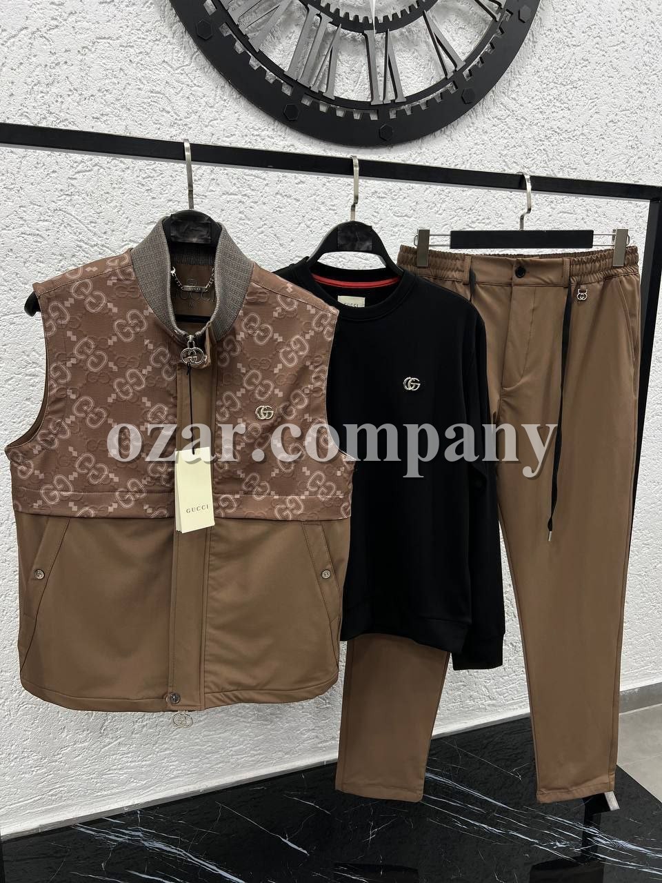 Мужской Костюм Тройка Gucci