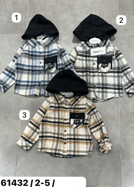Рубашка Для Мальчика Timo Baby (2-3-4-5лет)
