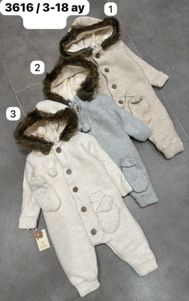 Утеплённый Человечек Для Новорождённых A Baby (3-6/6-9/9-12/12-18мес.)