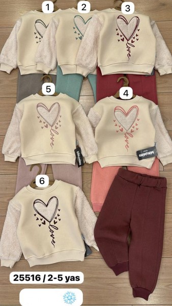 Трикотажный Костюм На Флисе Для Девочки Minamino (2-3-4-5лет)