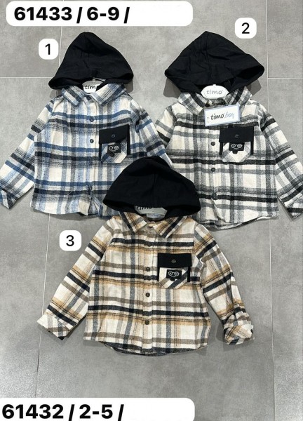 Рубашка Для Мальчика Timo Baby (6-7-8-9лет)