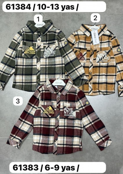 Рубашка Для Мальчика Timo Baby (6-7-8-9лет)