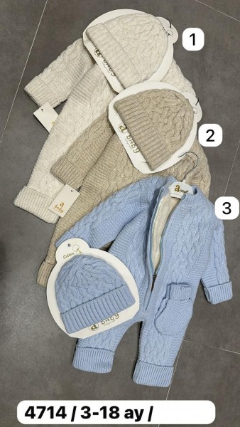 Утеплённый Человечек Для Новорождённых A Baby (3-6/6-9/9-12/12-18мес.)