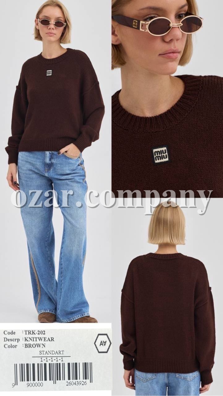 Женский Трикотажный Свитер A.M.N.