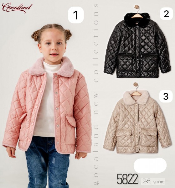Демисезонная Куртка Для Девочки Cocoland  (2-3-4-5лет)