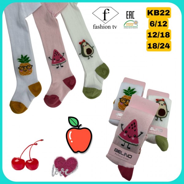 Колготы Для Девочки Belino (6-12/12-18/18-24мес.)
