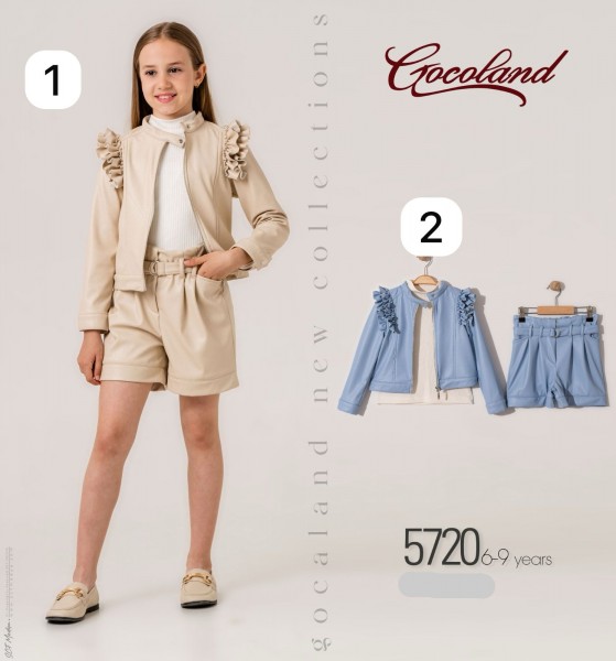 Костюм Тройка Для Девочки Cocoland  (6-7-8-9лет)