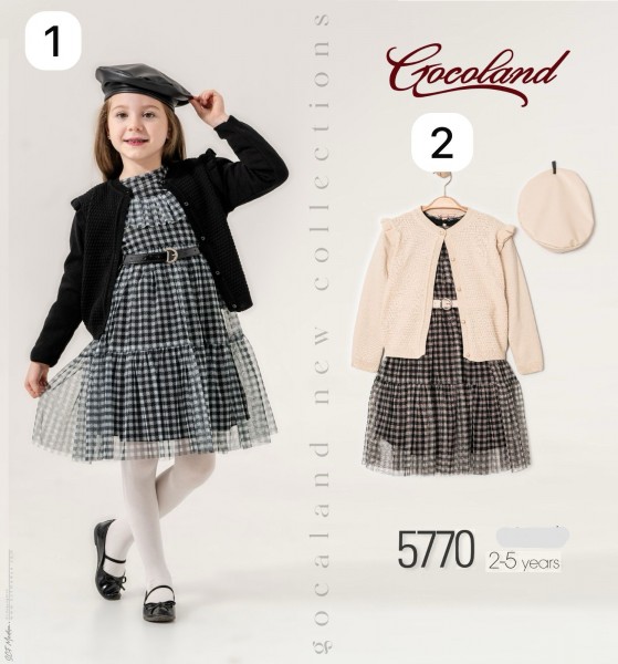 Платье Для Девочки Cocoland  (2-3-4-5лет)