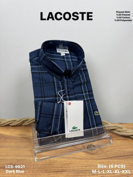 Мужская Фланелевая Рубашка Lacoste