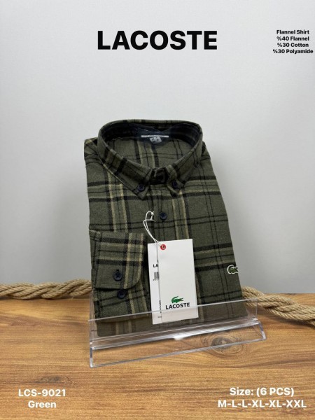 Мужская Фланелевая Рубашка Lacoste