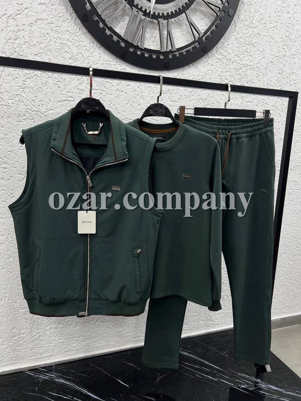 Мужской Спортивный Костюм Тройка Zegna