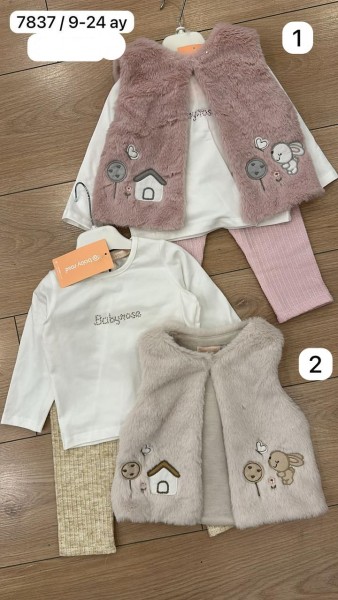 Костюм Тройка Для Девочки Baby Rose (9-12-18-24мес.)