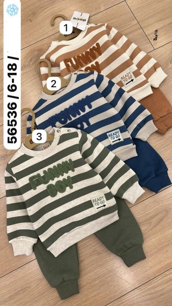 Трикотажный Костюм На Флисе Для Мальчика Deco (6-9-12-18мес.)