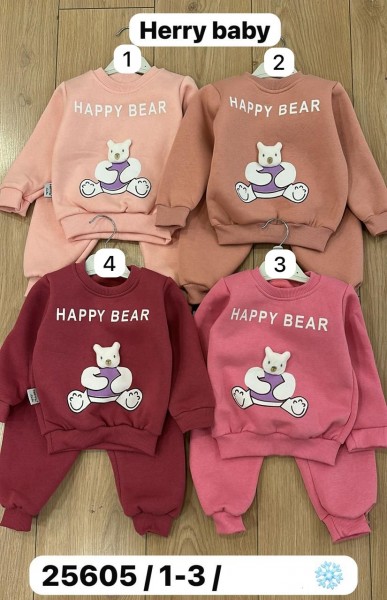 Трикотажный Костюм На Флисе Для Девочки Herry (1-2-3лет) 