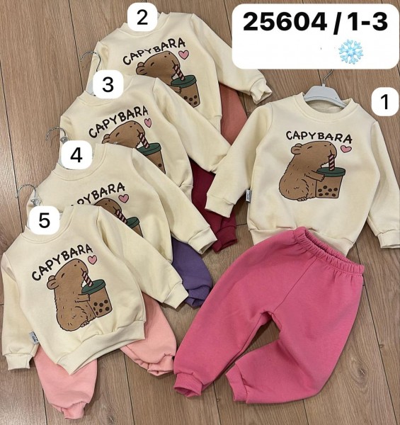 Трикотажный Костюм На Флисе Для Девочки Herry (1-2-3лет) 